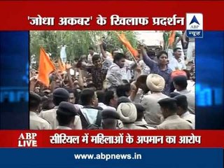 Protest against TV serial 'Jodha-Akbar'