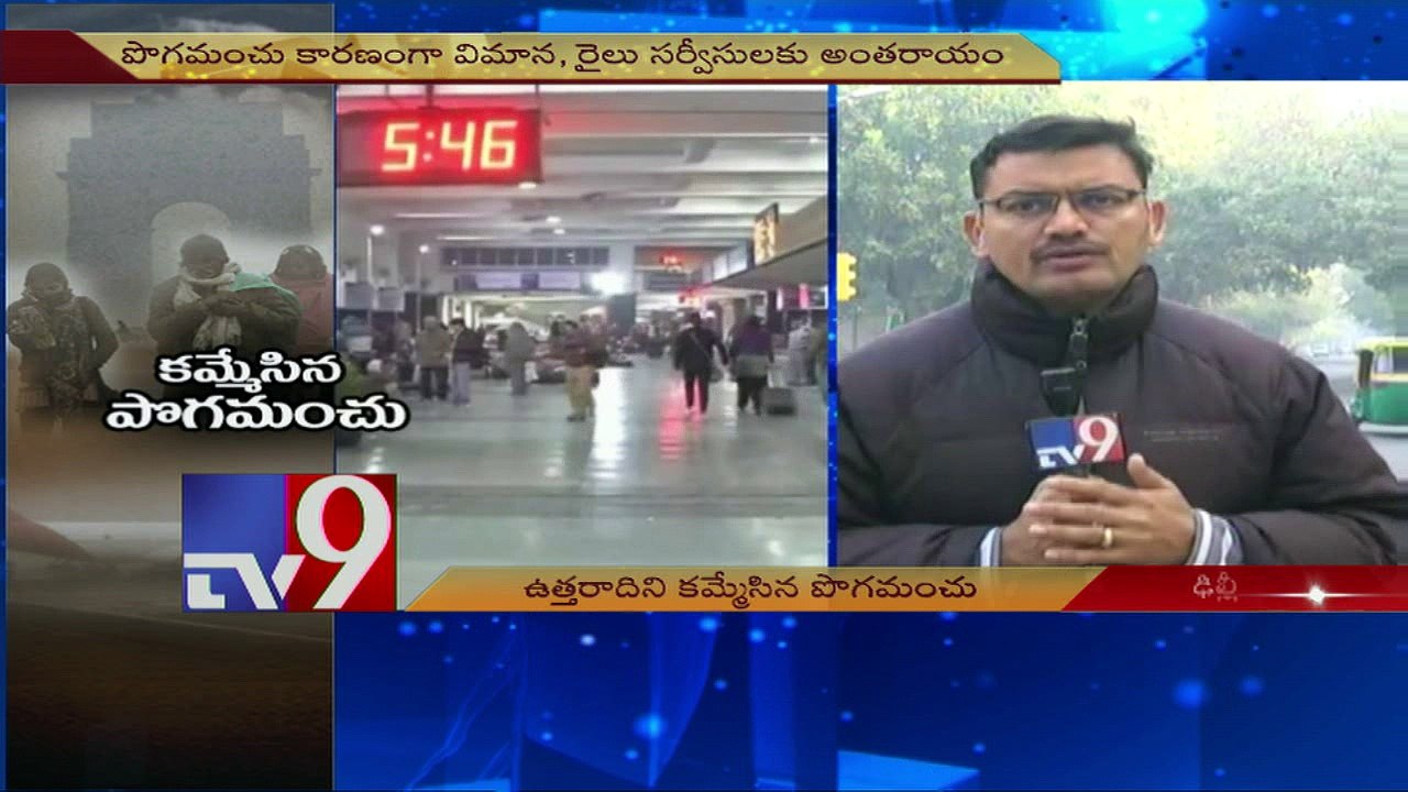 Fog envelops North India, hits visibility - TV9