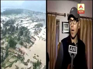 Omar Abdullah discusses the difficulties in rescuing the flood-stricken people.