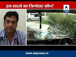 Delhi: School bus collides with a school van; kids out of danger