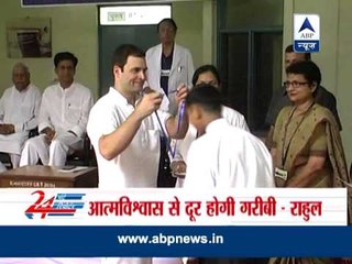 Rahul Gandhi claims poverty a state of mind