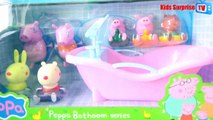 Unboxing Peppa Pig Bathroom Series | Peppa Pig Swimming Pool Party