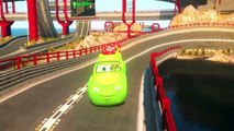 HULK and IRON MAN HULKBUSTER! Race with Custom Disney Pixar Lightning McQueen Cars Colors