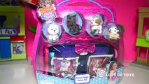Shopkins Surprise and Cute Puppies!!! My Purse Pets Carry Case and Adorable Puppies