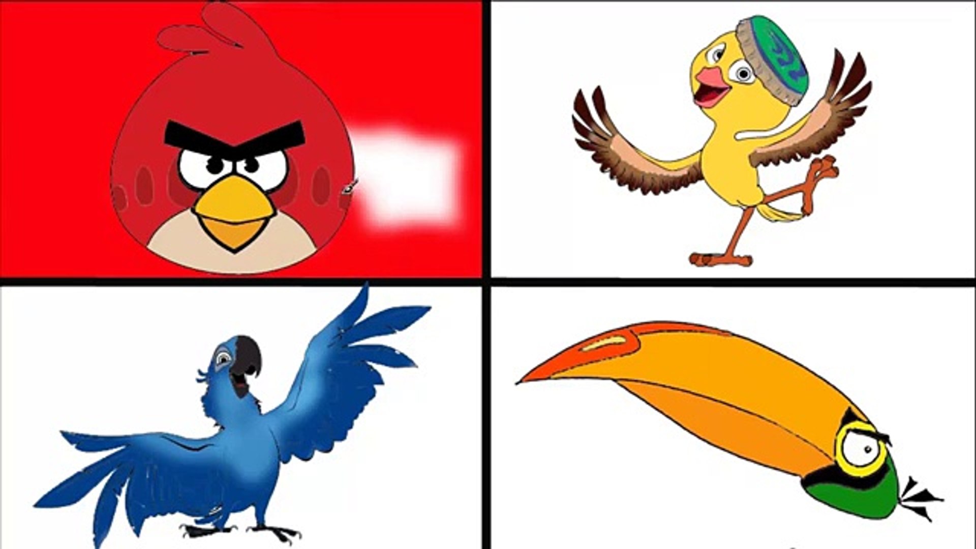 Angry Birds Coloring Pages For Learning Colors Angry Birds Rio Coloring Book Video Dailymotion