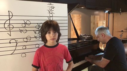 Cet enfant a l'oreille absolue il reconnaît toutes les notes !