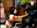 Sushmita Sen enjoying in Durga Puja