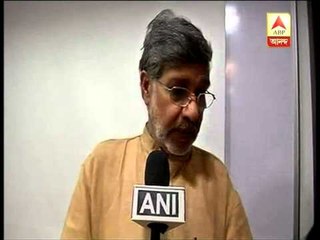 Nobel peace prize winner kailash satyarthi says, it's an honour to India