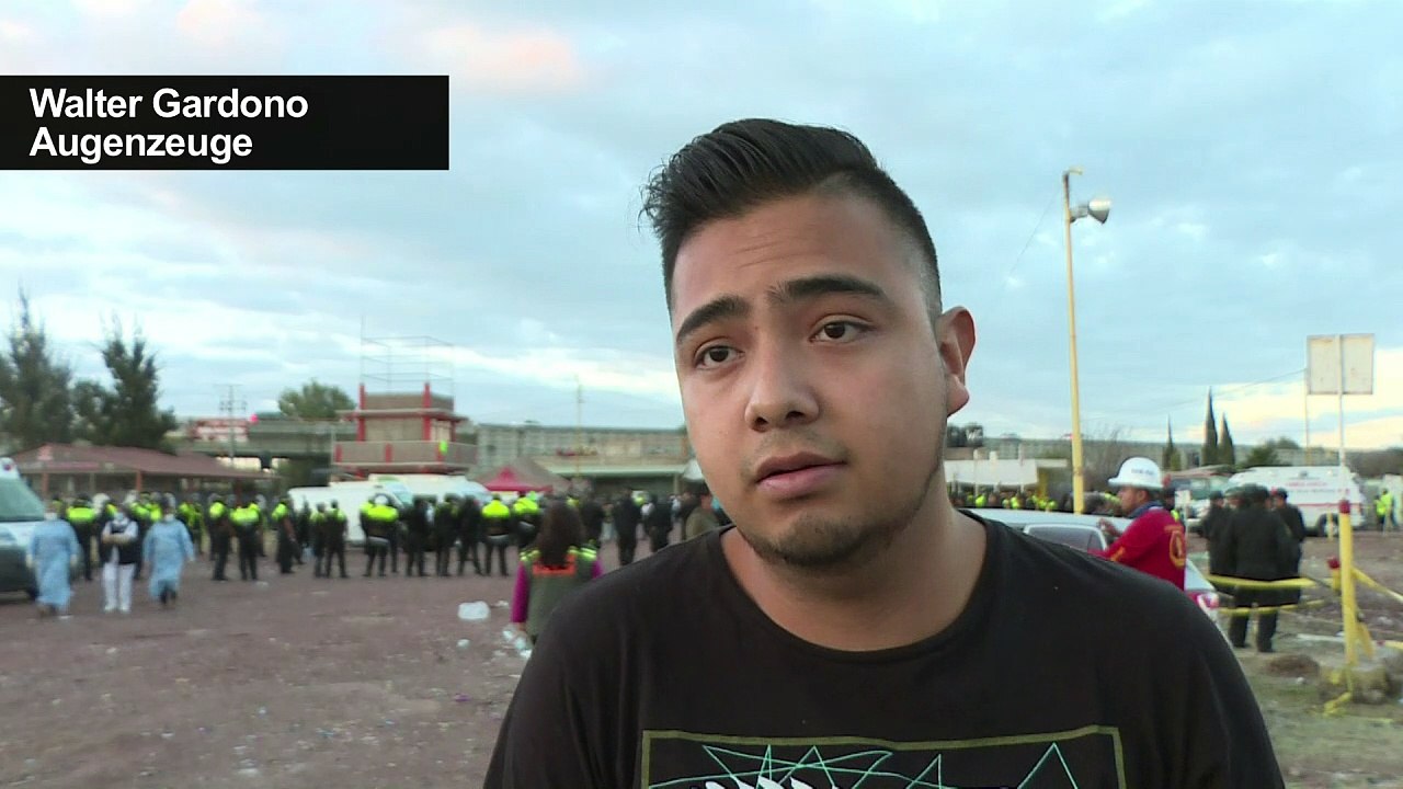 29 Tote bei Explosion auf Feuerwerksmarkt in Mexiko