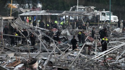 Мексика: 300 тонн фейерверков взорвались на рынке