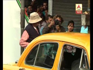 Shooting for PIKU: AMITABH AT Dharmatala