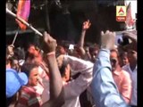 BJP supporters of Assansol celebrate as Babul Supriya takes oath as Minister