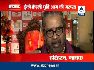 Hariharan endorses Eco-friendly Ganesha