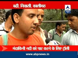 Single ropes still functioning as bridges in Uttarakhand