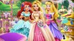 Disney Princesses Rapunzel Mermaid Ariel and Aurora at Rapunzels Wedding Party Video Game!