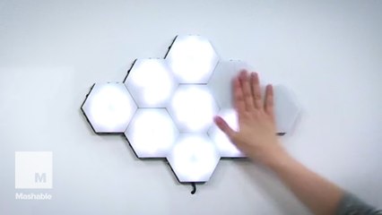 These touch lights snap to each other to create custom lighting for your home