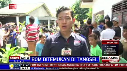 Warga Kerumuni Lokasi Penggerebekan Teroris di Tangerang Selatan