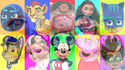 PJ Masks Romeo Game - Play Doh Surprise Disney Moana, Paw Patrol, The Lion Guard, Mickey & Elsa