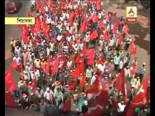 cpm rally at sealdah towards Brigade