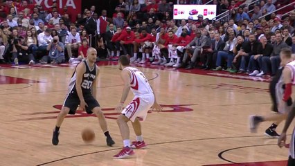 Manu Ginobili Crosses Over and Gets the 3