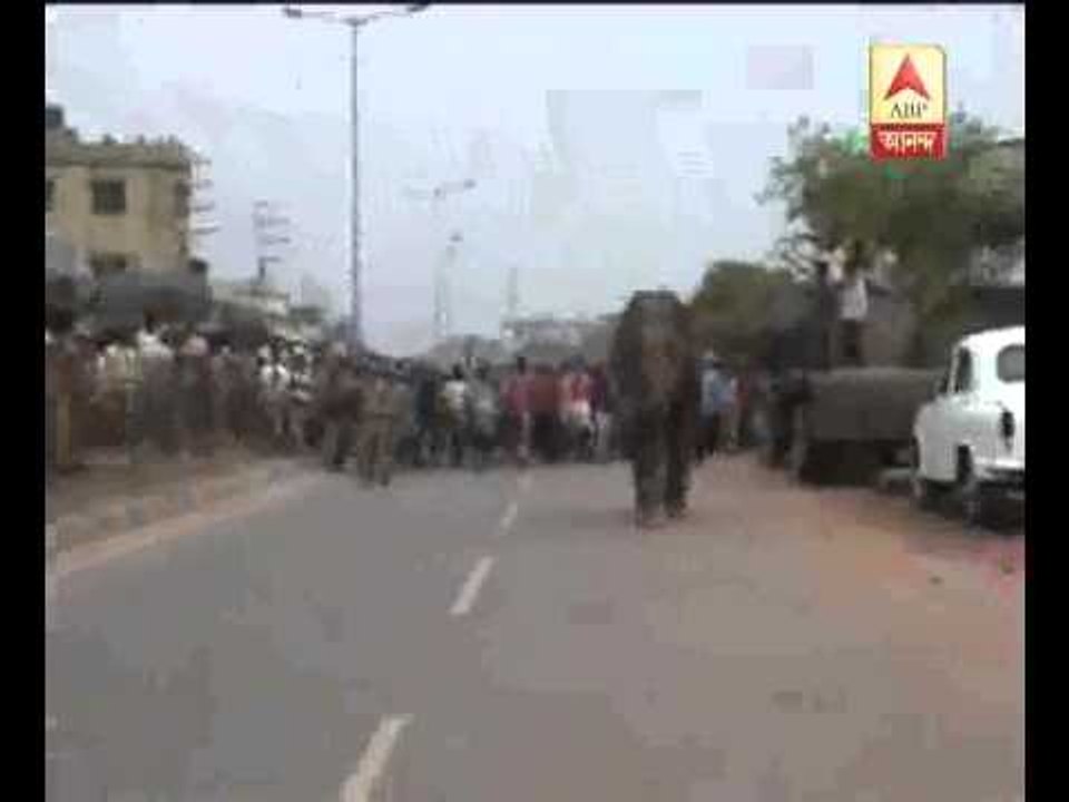 elephant blocked NH 34
