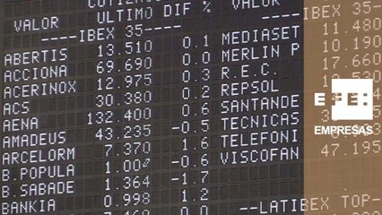 La banca lastra al Ibex 35 que baja hasta los 9.310 puntos