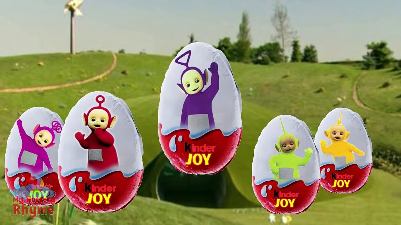 Kinder Joy Surprise Egg Teletubbies Finger Family Nursery Rhymes Lyrics