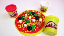 Riesen Pizza aus Play-Doh Knete | echt wirkendes Fast Food zum Spielen | Demo
