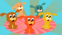 Nursery Rhymes By Kids Baby Club - Five little Puppies | Nursery Rhyme