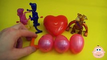 Kinder Surprise Egg Learn A Word! Valentine Edition Teaching Spelling & Letters Unwrapping Eggs