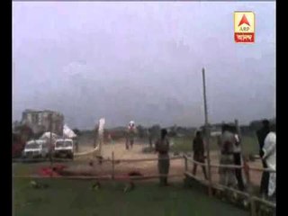 Nitin Gadkari had narrow escape at Haldia