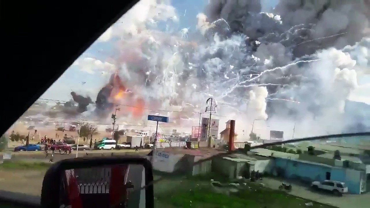 Mexique : explosion d'un marché de feu d'artifices (31 morts)