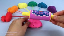Glitter Play Doh Ducks Lollipops with Halloween Theme Molds Fun for Kids
