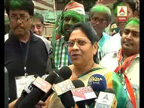 tmc candidate mala ray's reaction on TMC's civic poll victory