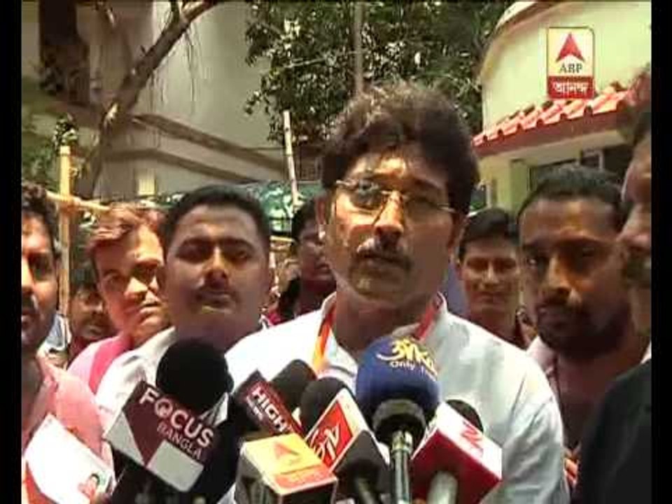 bjp candidate wins &  his reaction