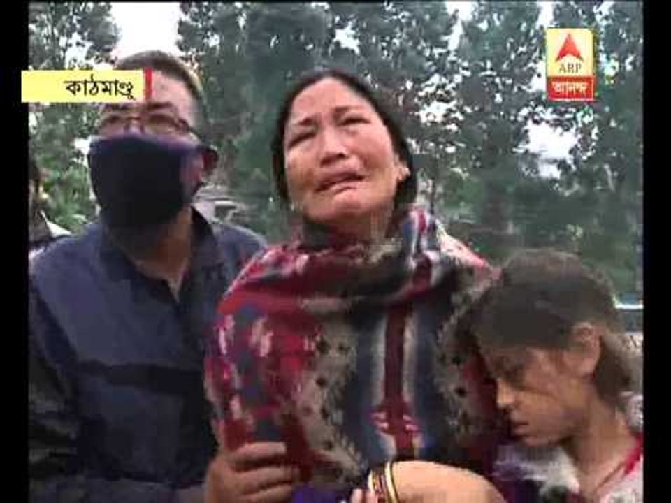 earthquake: relief camp in Nepal
