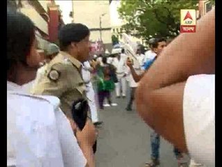 SFI-DYFI clash with Police at AJC Bose Road
