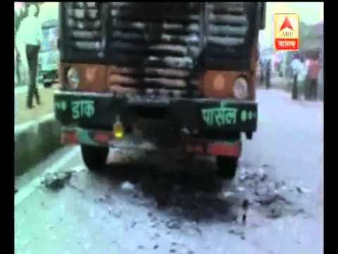 Maoists torched vehicles in Bihar