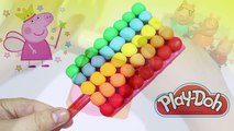 play doh rainbow colorful!- wow ice cream rainbow wonderful and peppa pig en toys