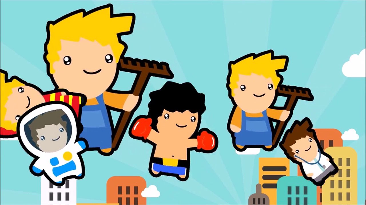 Farmer, Fireman, Policeman Alphabet Jobs & Occupations baby songs, nursery rhymes songs for kids