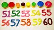 Play Doh Numbers 51 to 100 | Learning to Count | Learning Numbers 51 to 100 | Kids Number Song