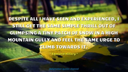 Edmund Hillary Quotes #1