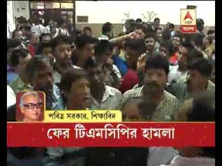 pabitra sarkar condemns attack on teachers and non-teaching staff at  CU
