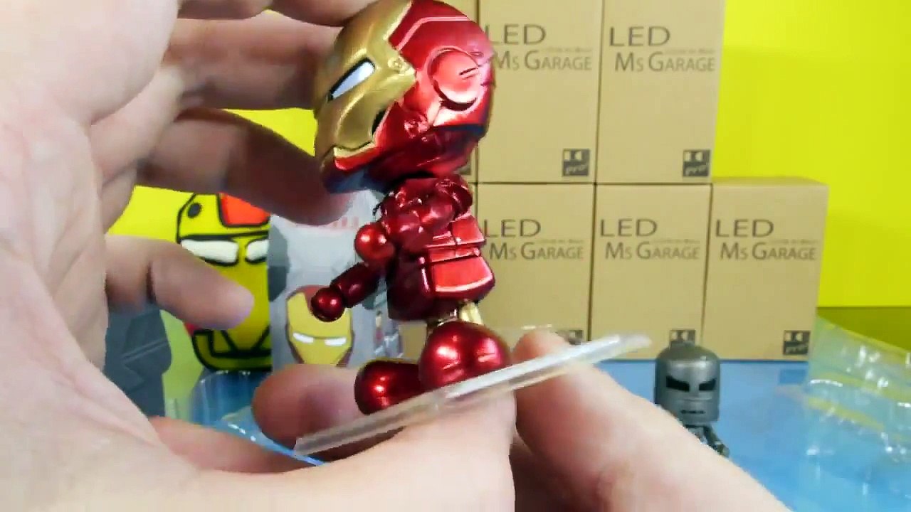 Play Doh Iron Man Surprise Egg Marvel Iron Man 3 Cosbaby Toys Light Up Lockers Disney Cars Toy Club