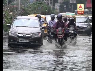Heavy rains in Kolkata: waterlogging at Rubipark Area