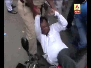 A para teacher of a school beaten up allegedly by TMC leaders at Asansol