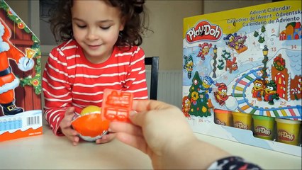 Descargar video: Christmas edition MLP Maxi Kinder egg, Play Doh and Kinder Surprise Advent Calendar Day 3