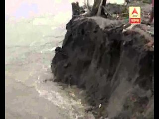 Eroson on banks of Ganga near Chakda of Nadia