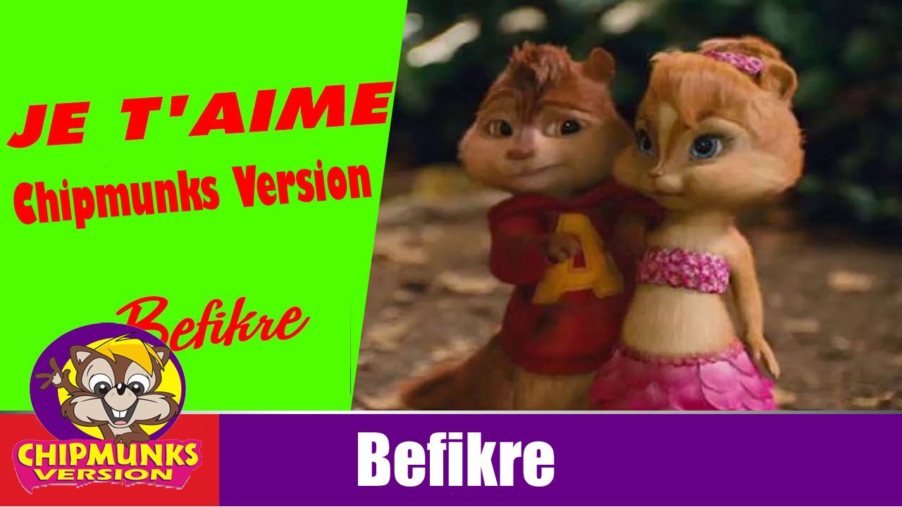 Je T'aime (I Love You) Song | Befikre | Full Video With Lyrics | Chipmunks Version