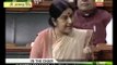 Sushma Swaraj speaks on Lalit issue at Parliament
